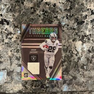 Josh Jacobs patch card.